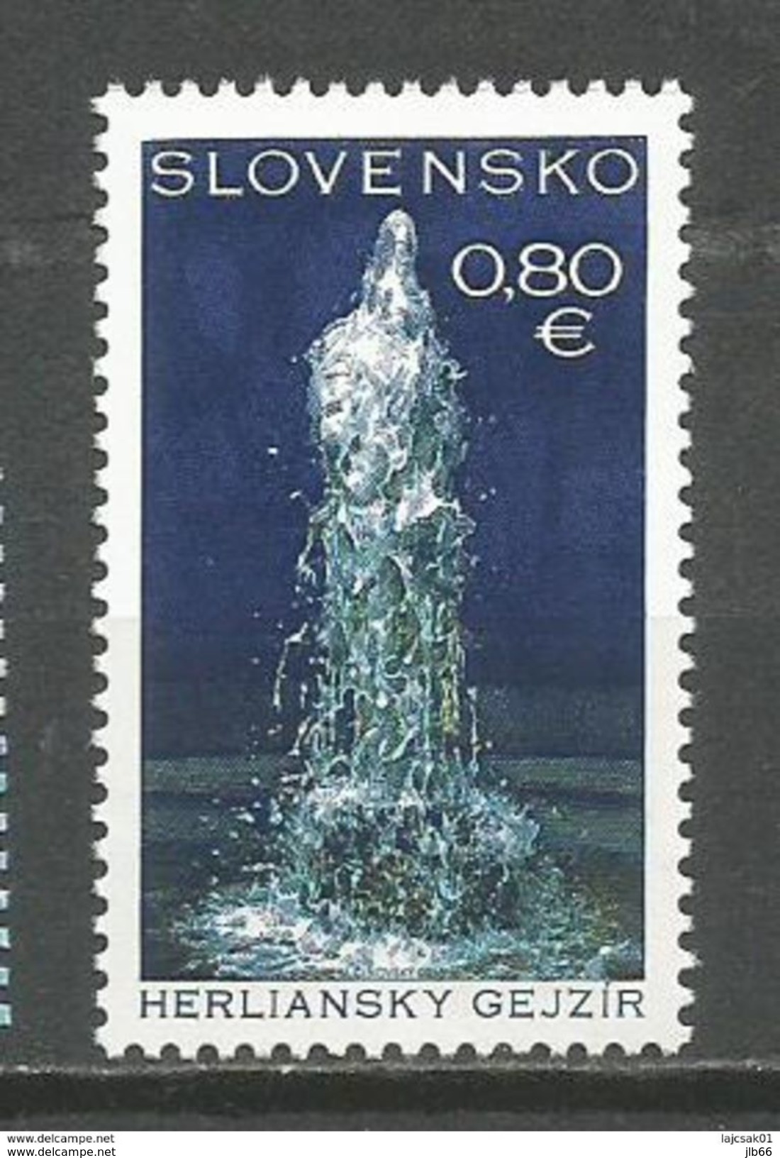 Slovaquie 2016 Le Geyser De HERLANY - Neufs