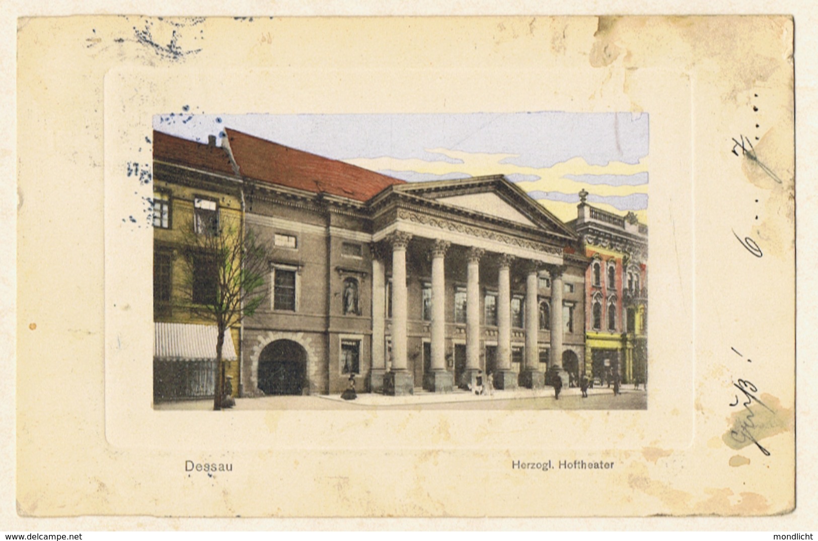 Dessau. Herzogl. Hoftheater (1910). - Dessau