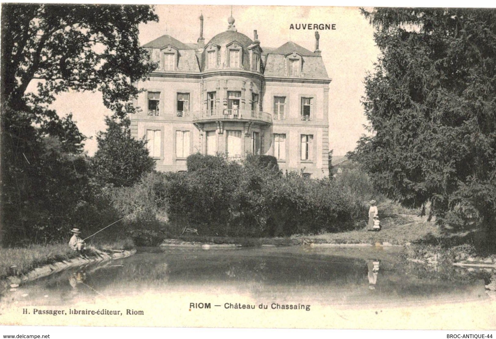 CPA N°5523 - RIOM - CHATEAU DU CHASSAING - Riom