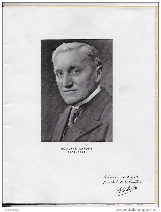 ADOLPHE LAFONT 1870 1952 - Décès