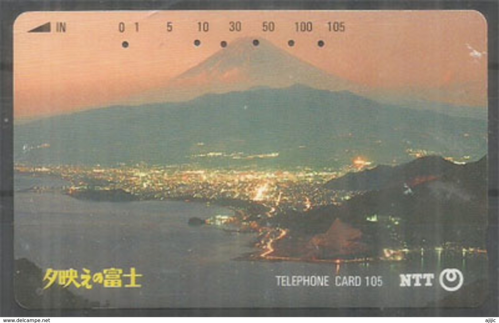 Mont Fuji Au Japon, Telecarte Japon - Gebirgslandschaften