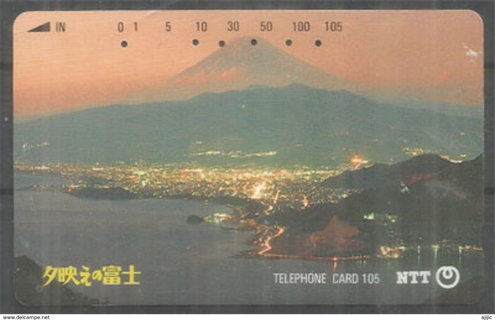 Mont Fuji Au Japon, Telecarte Japon - Montagnes