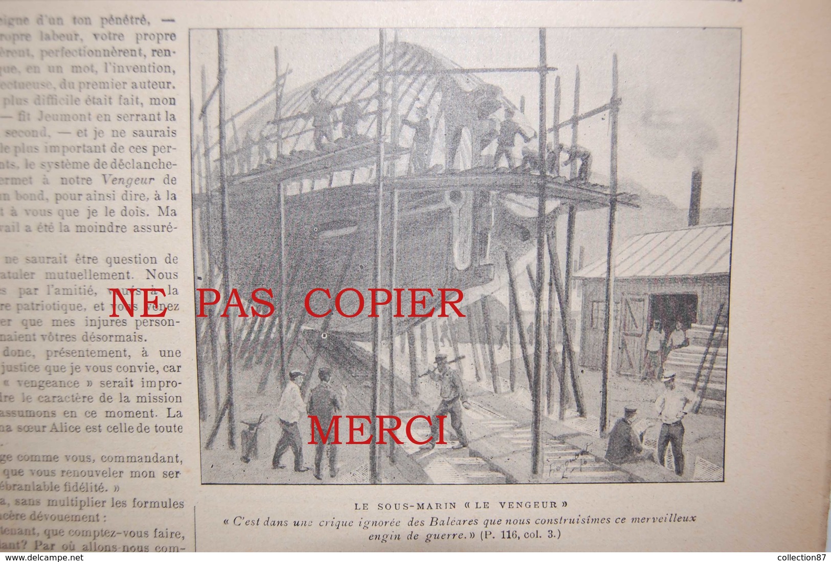 267 JOURNAL Des VOYAGES < CONSTANTINOPLE - NARGHILEH - TRAIN COW CATCHER - NIGER- CONSTRUCTION SOUS MARIN " LE VENGEUR " - Autres & Non Classés