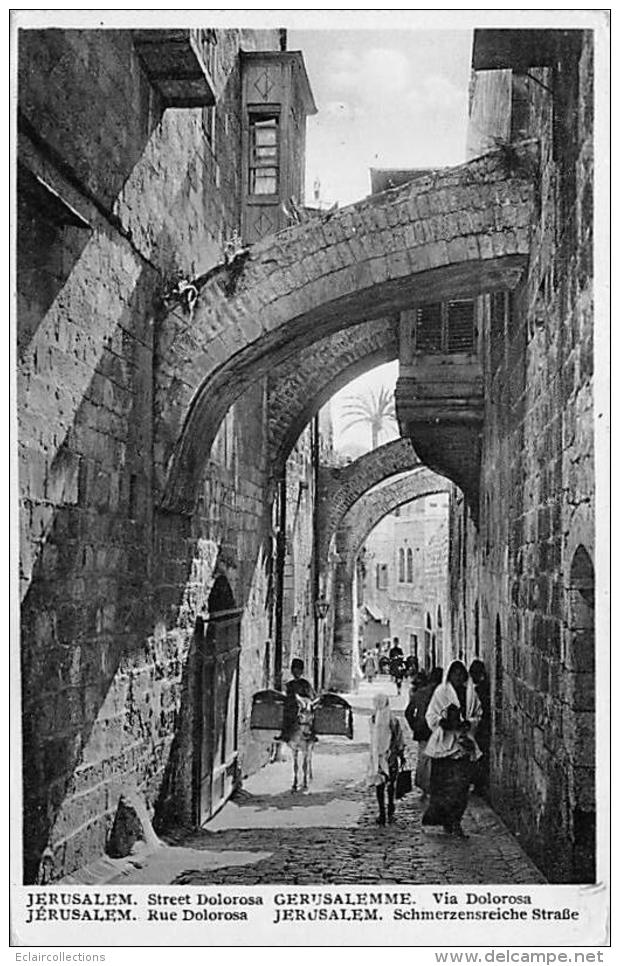 JudaÏsme.Judaïca.Juif-Israel.Jérusalem:  Rue Dolorosa        (voir Scan) - Jewish