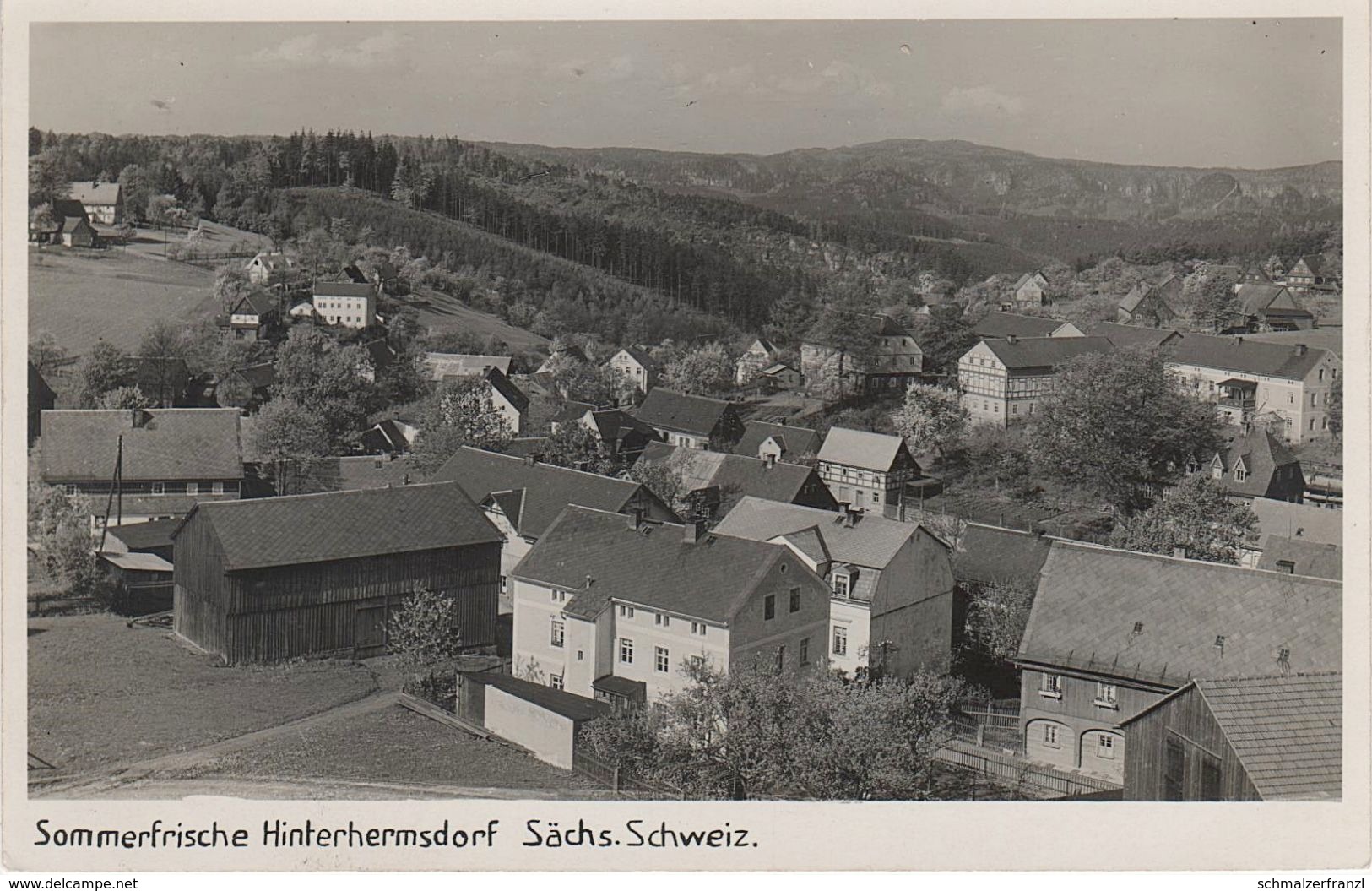 AK Hinterhermsdorf A Neudorf Sebnitz Saupsdorf Ottendorf Nixdorf Hinterdaubitz Khaa Kirnitzschtal Sächsische Schweiz - Hinterhermsdorf