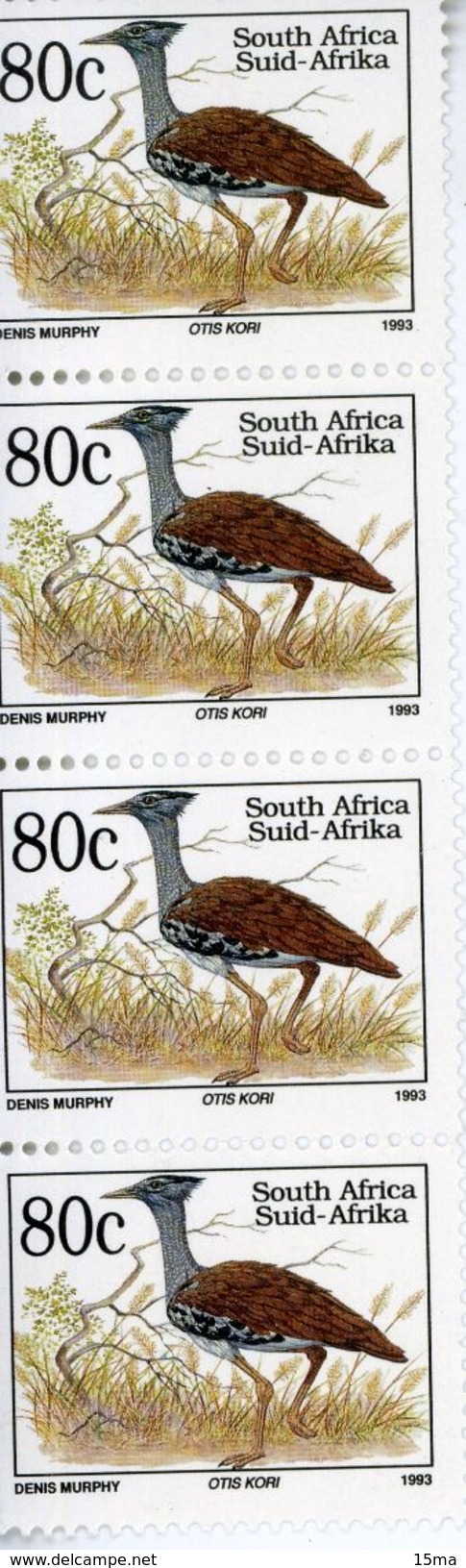 South Africa Otis Kori 1993 80c 4 Timbres Neufs - Neufs