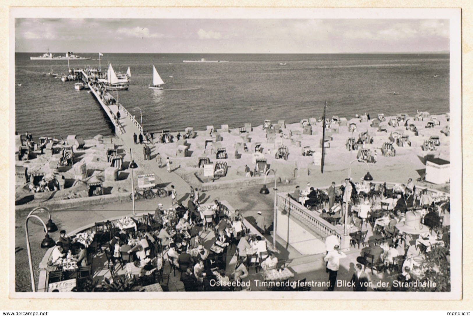 Ostseebad Timmendorferstrand. Blick Von Der Strandhalle. (Timmendorfer Strand). - Timmendorfer Strand