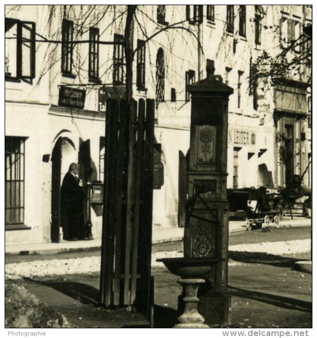 Autriche Salzbourg Klausentor Porte De La Ville Ancienne Stereo Photo NPG 1900 - Stereoscopic