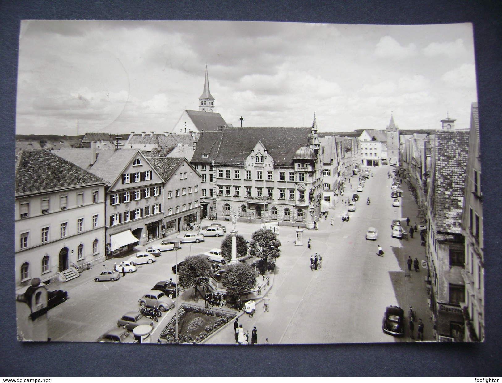 MINDELHEIM/Schwaben - Marktplatz Mit Rathaus, - Gelaufen 1964 - Mindelheim