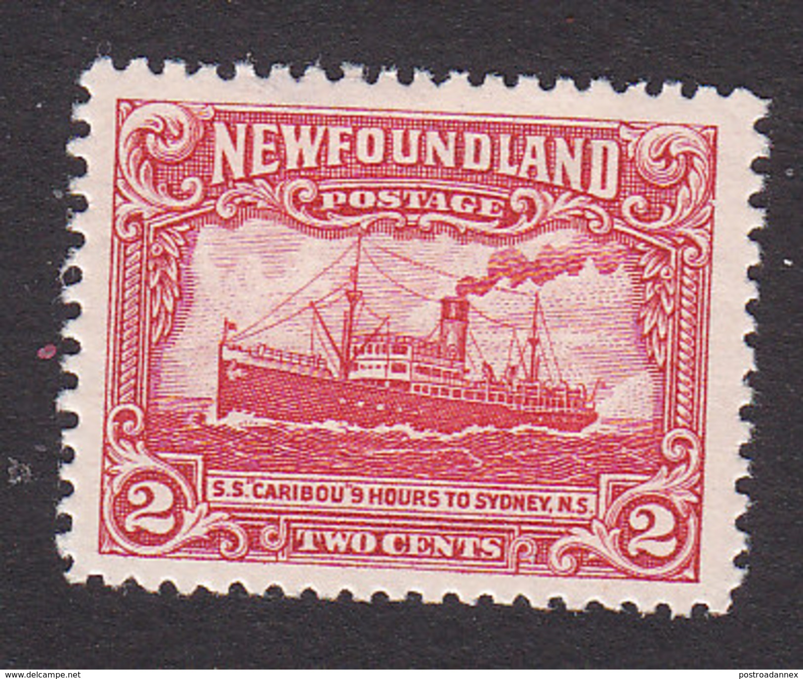 Newfoundland, Scott #164, Mint Hinged, Steamship, Issued 1929 - 1908-1947