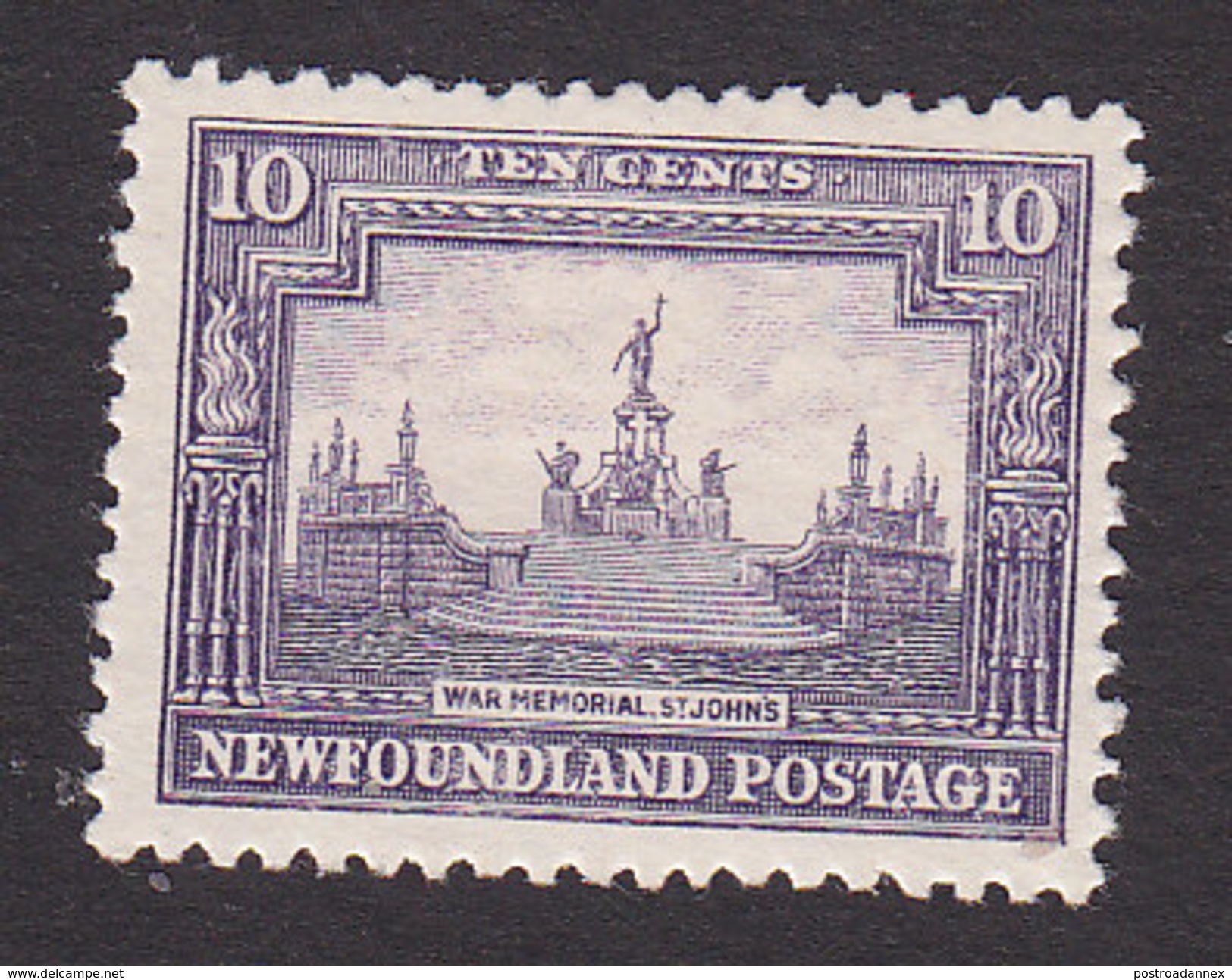 Newfoundland, Scott #169, Mint Hinged, War Memorial, Issued 1929 - 1908-1947