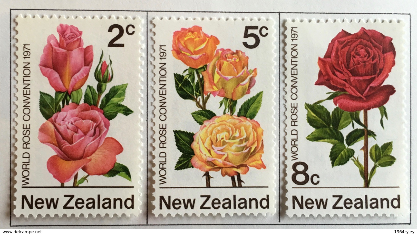 New Zealand  MH* 1971 - # 484/486 - Ongebruikt