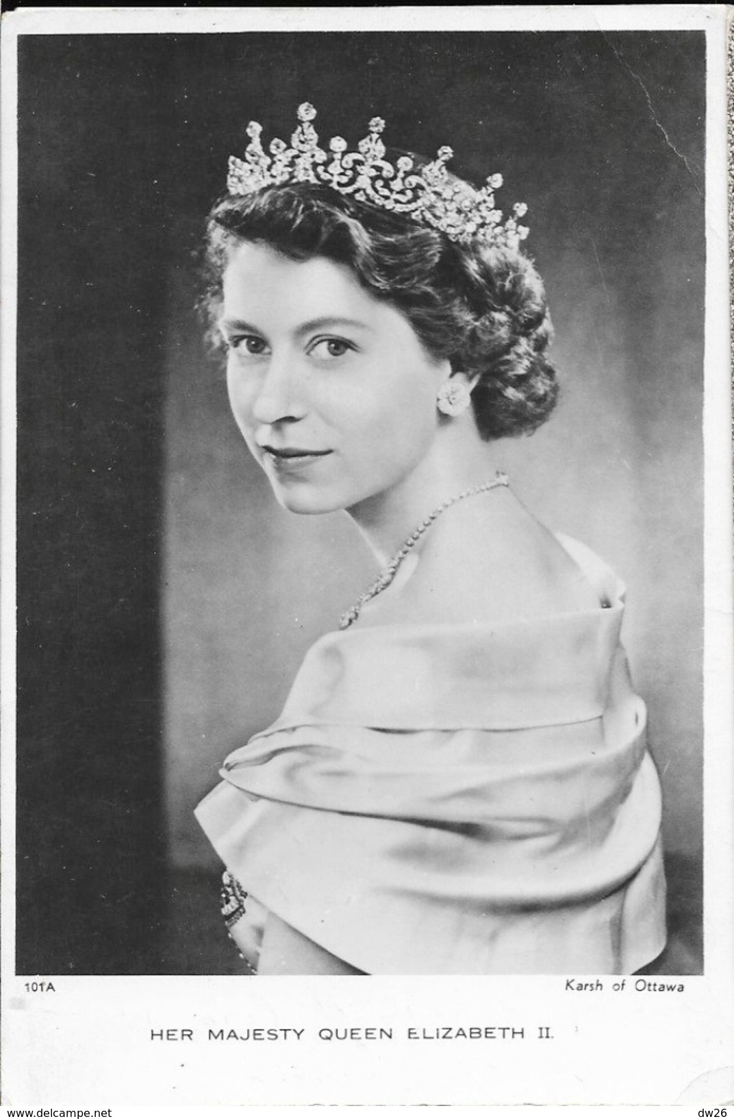 Her Majesty Queen Elisabeth II 1953 - Karsh Of Ottawa - Raphaël Tuck & Sons - Familles Royales