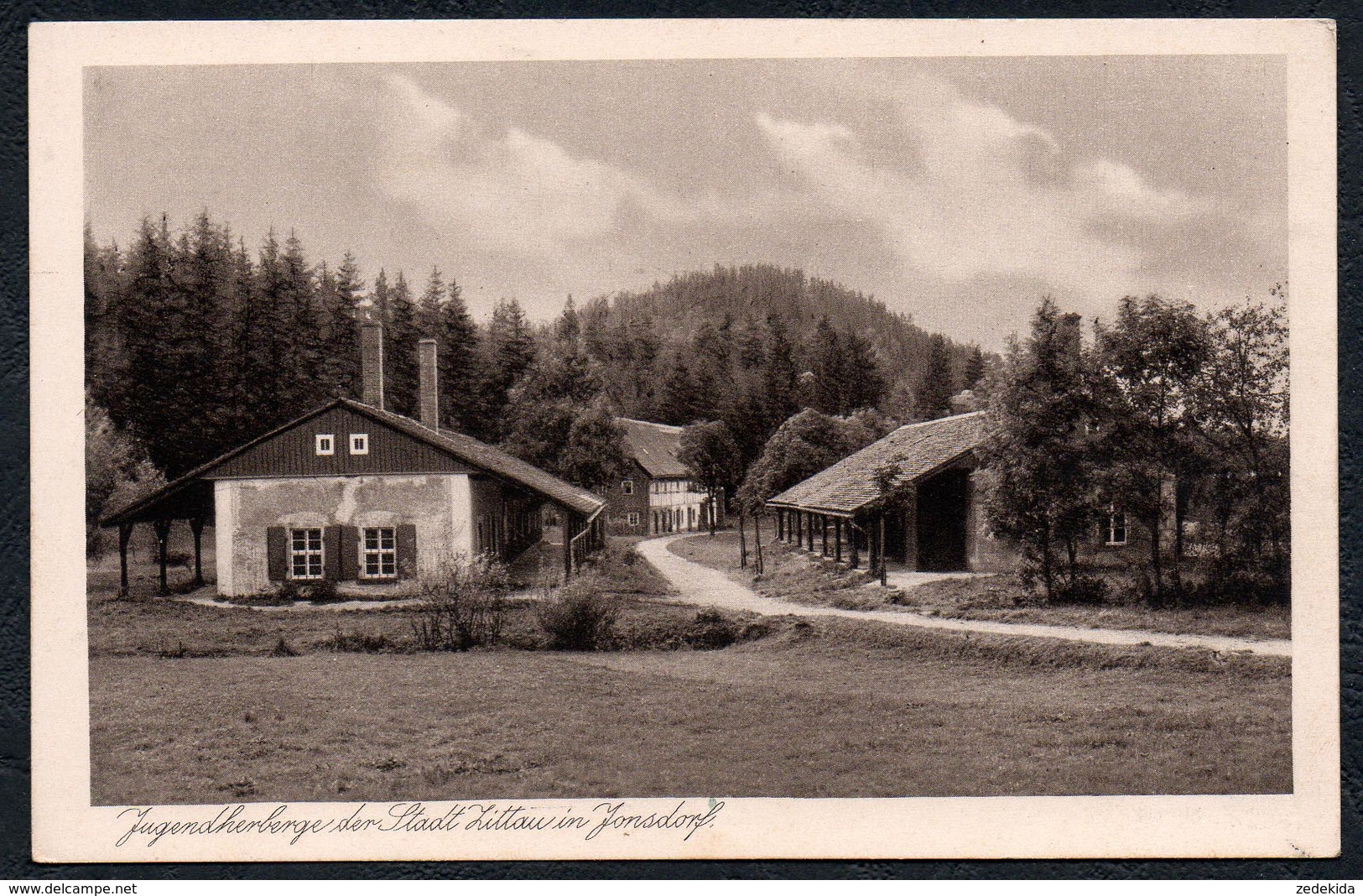 A5584 - Alte Ansichtskarte - Jugendherberge Der Stadt Zittau In Johnsdorf - E. Wagner Söhne - Jonsdorf