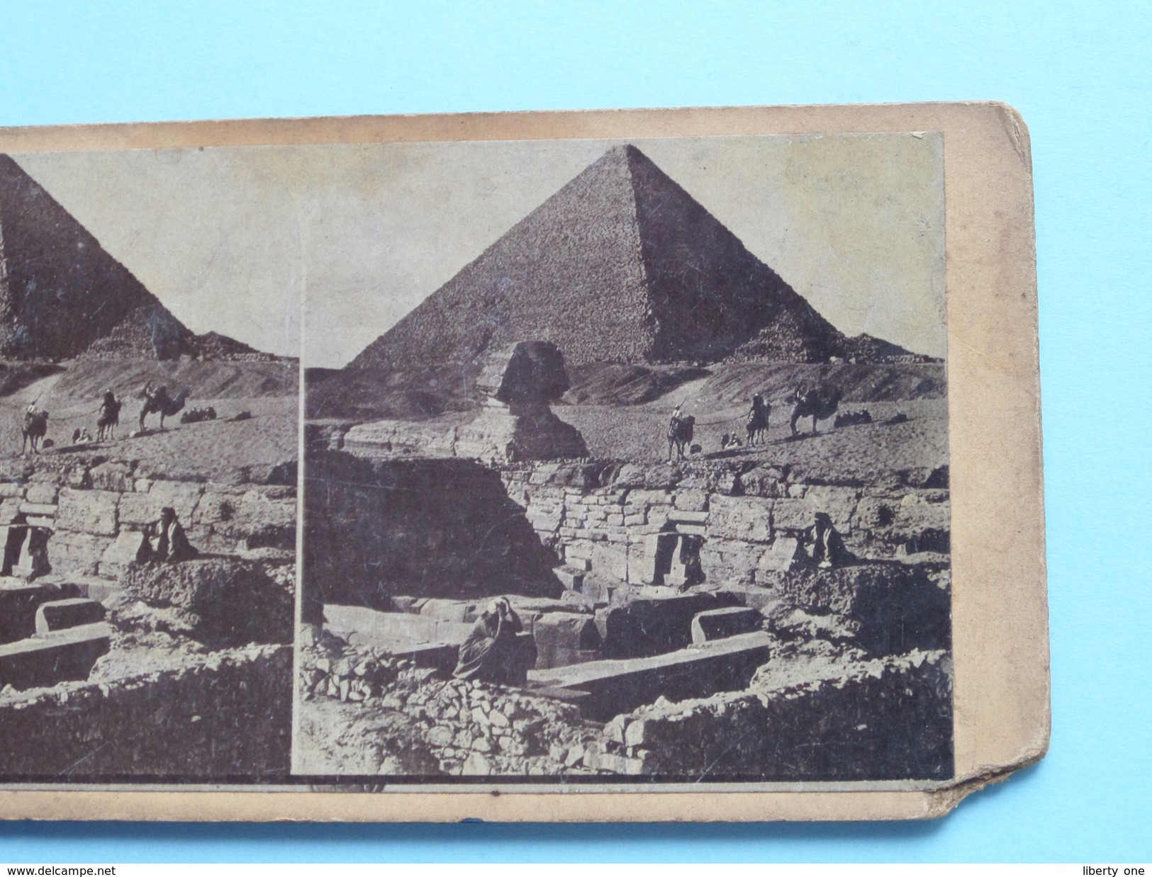 EGYPTE Sphynx Et Pyramide () Stereo Photo ? ( Voir Photo Pour Detail ) ! - Photos Stéréoscopiques