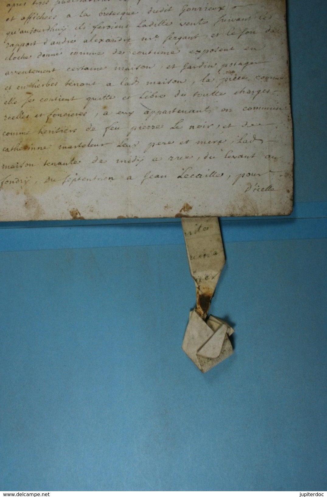 1730 Cour De Justice De Gonrieux Vente Jean Et Pierre Lenoir à Joseph Lorrain - Documents Historiques