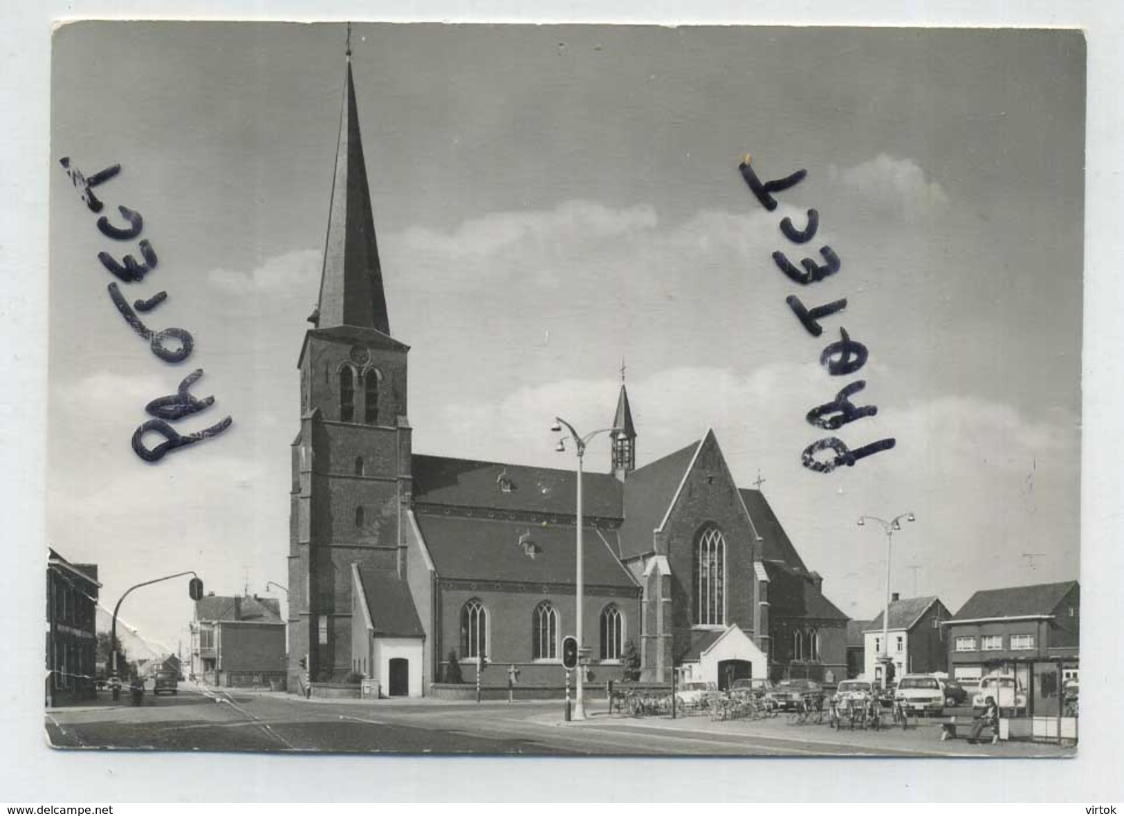 Dessel :  Sint Niklaaskerk  -  Groot Formaat   (  Gescheven Met Zegel ) - Dessel