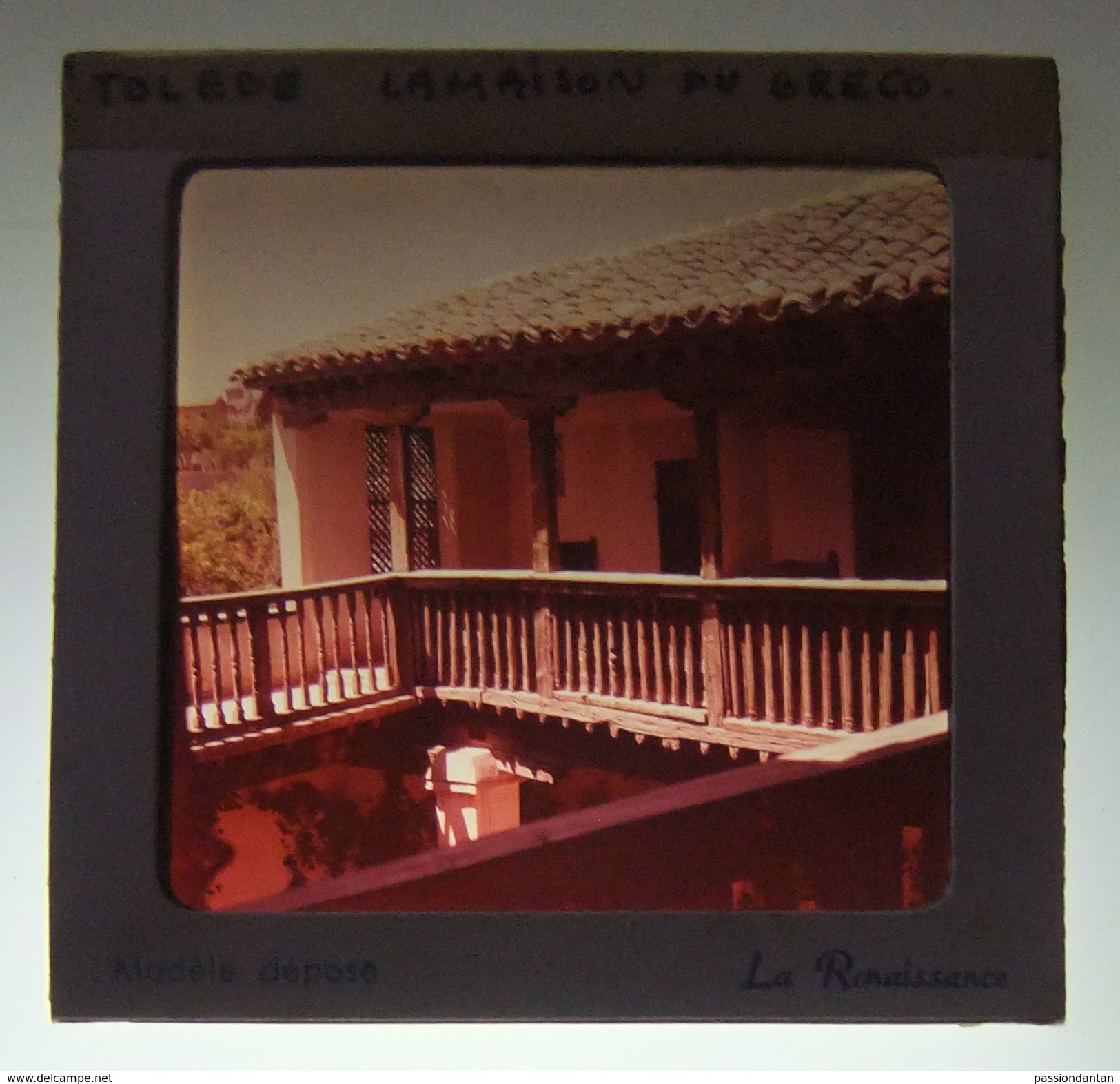 Diapositive En Couleurs Des Années 1960 - Espagne - Tolède - Musée Du Greco - Diapositives