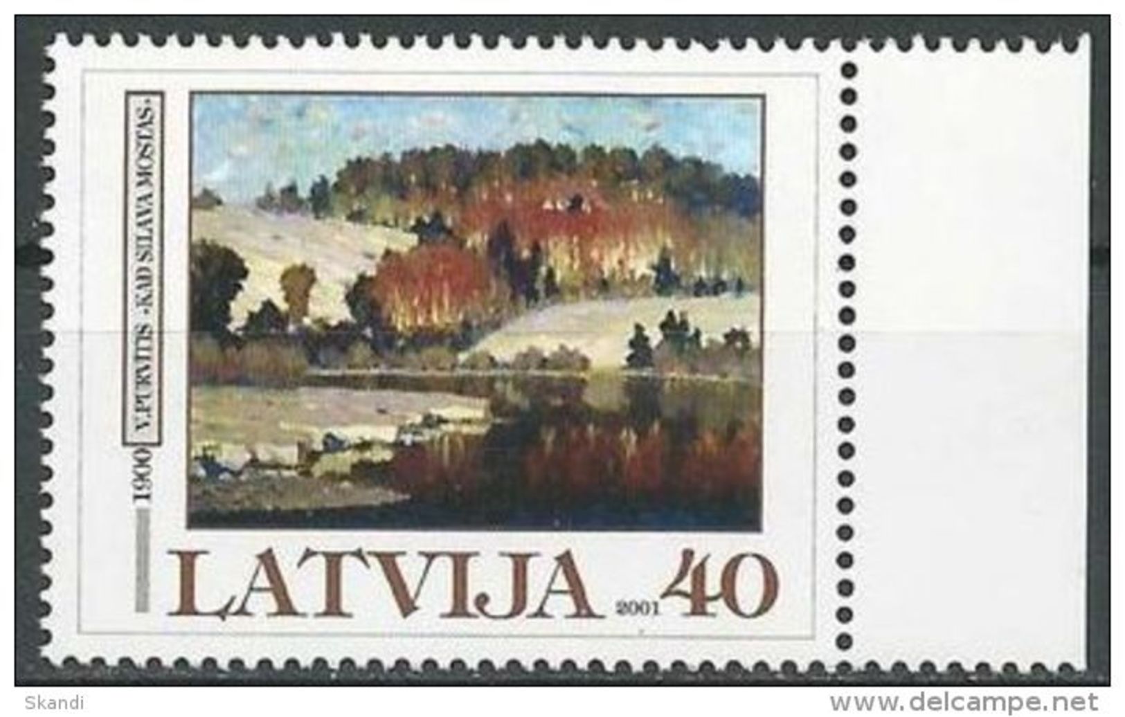 LETTLAND 2001 Mi-Nr. 539 ** MNH - Lettland