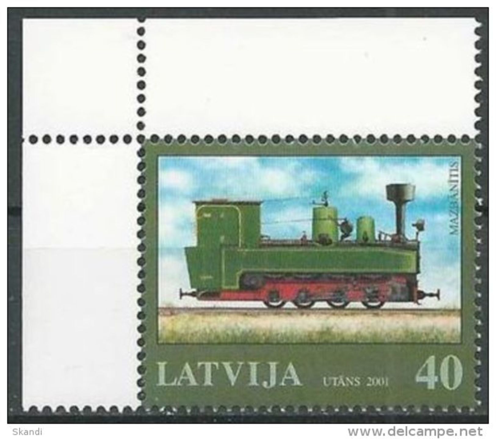 LETTLAND 2001 Mi-Nr. 543 ** MNH - Lettland