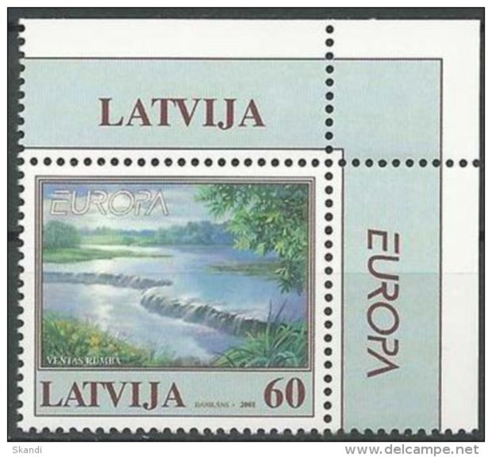 LETTLAND 2001 Mi-Nr. 544 ** MNH - Lettland