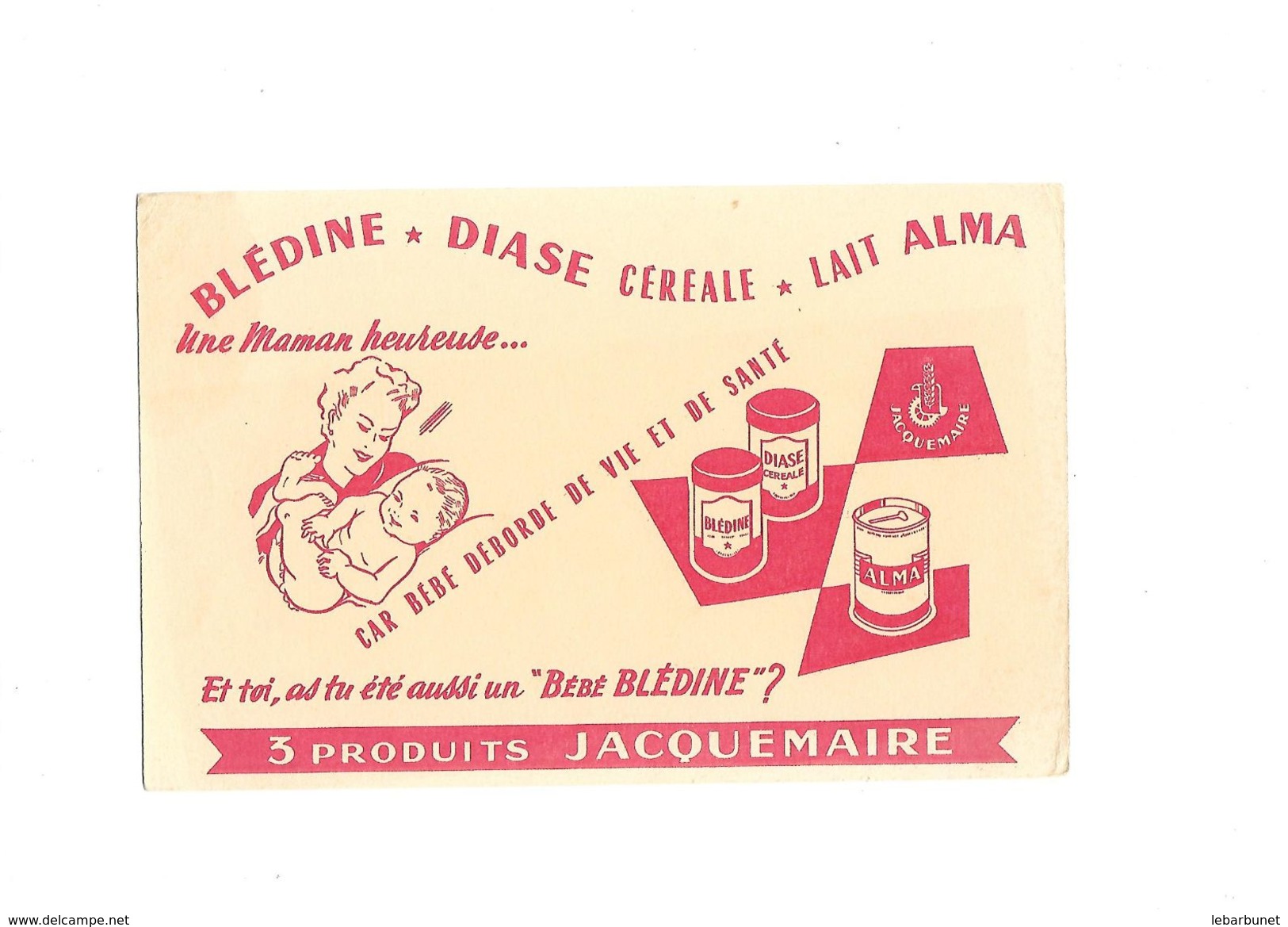 Buvard Jacquemaire 3 Produits - Alimentare