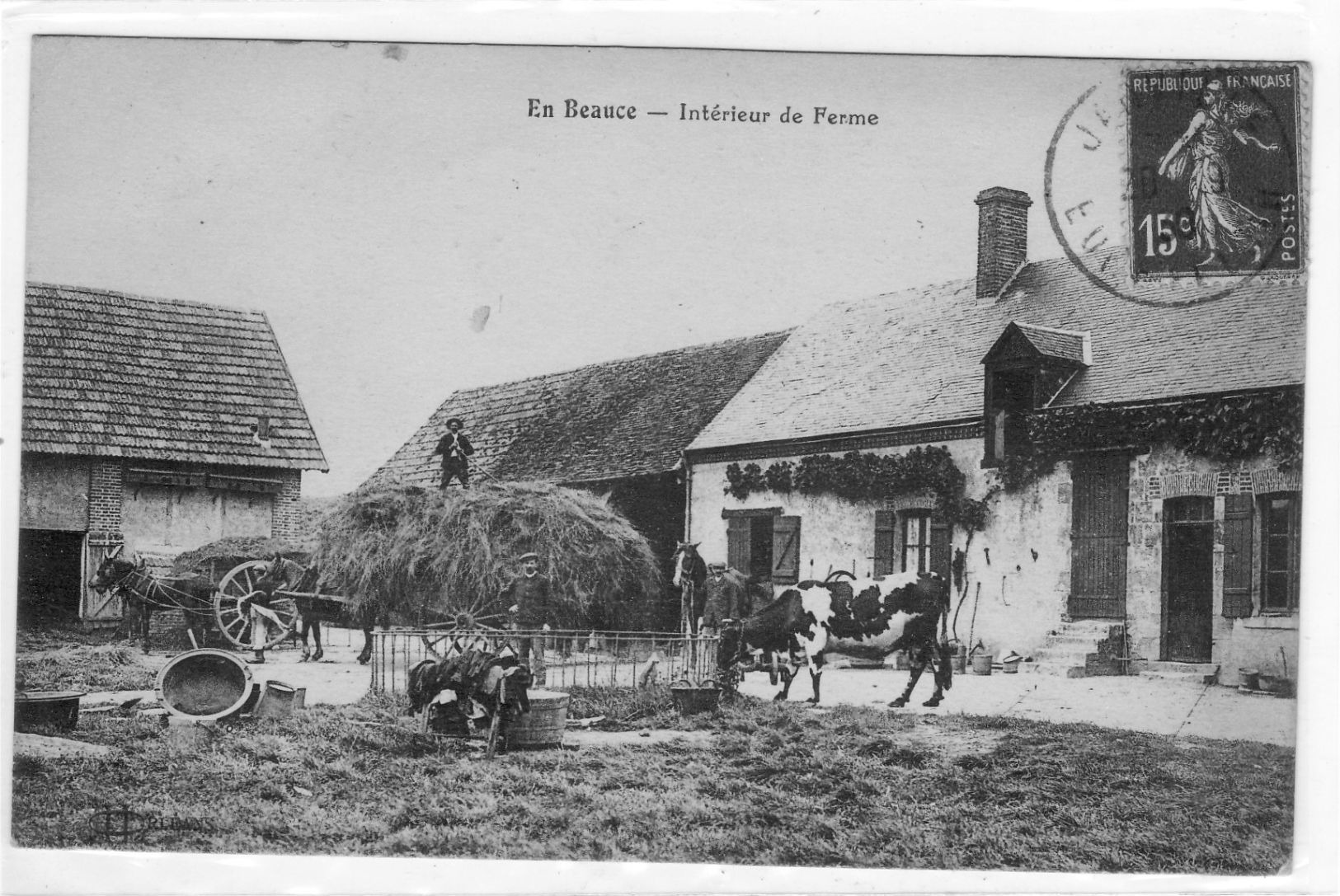 En Beauce Interieur D Une Ferme - Autres & Non Classés