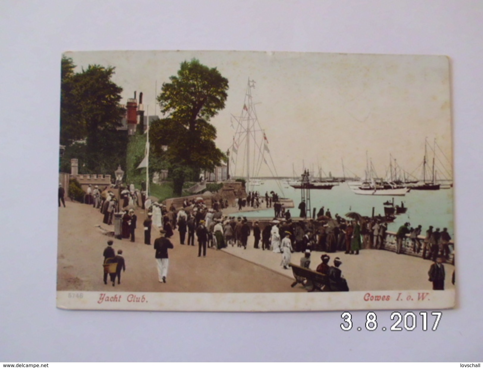 Cowes. -  Yacht Club. I.W. (30 - 3 - 1907) - Cowes