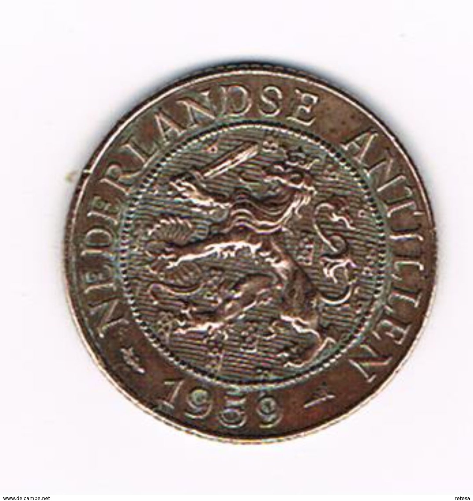 )  NEDERLANDSE ANTILLEN   2  1/2 CENTS  1959 - Antilles Néerlandaises