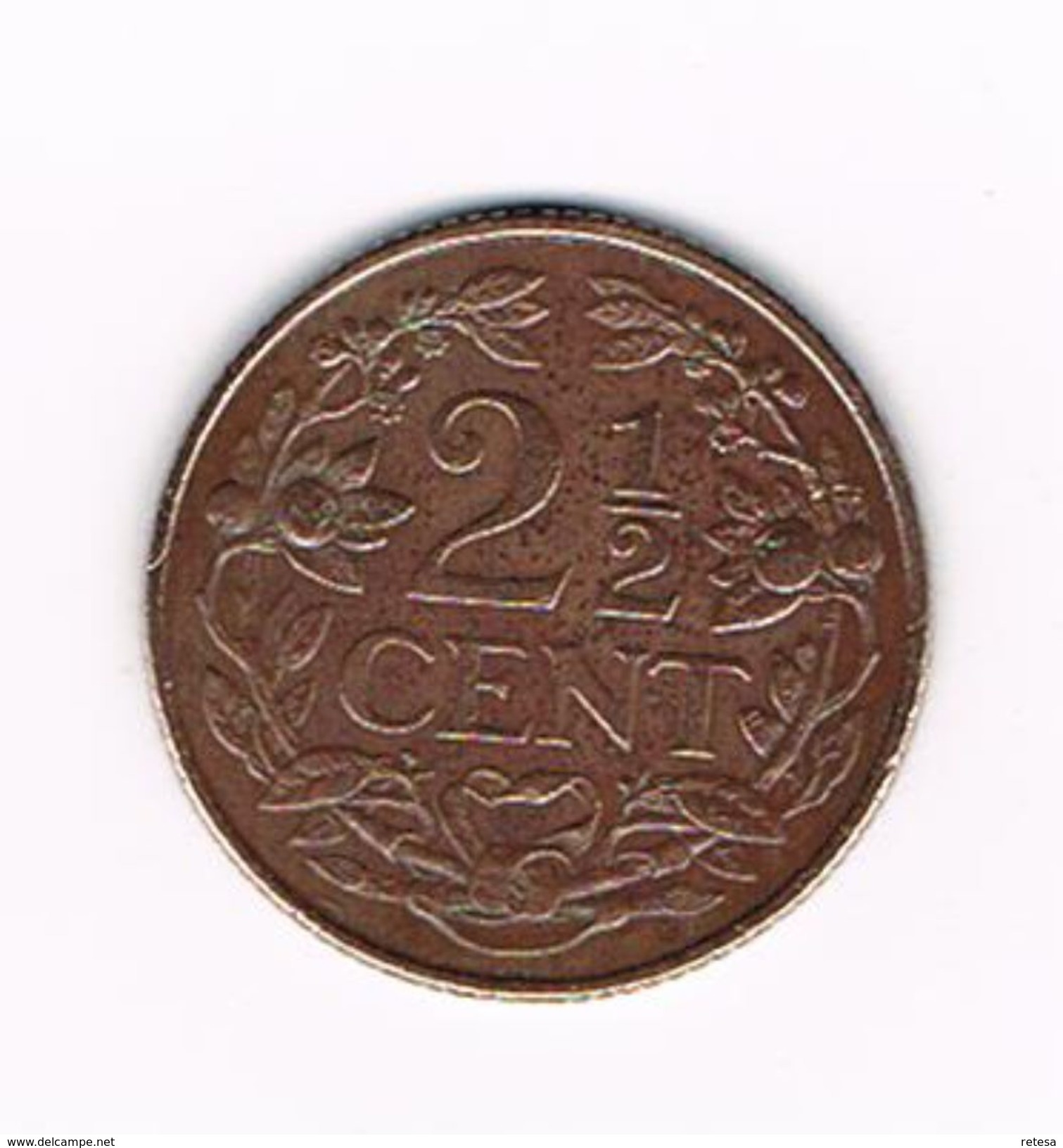 )  NEDERLANDSE ANTILLEN   2  1/2 CENTS  1959 - Antilles Néerlandaises