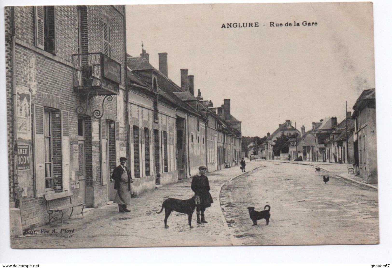 ANGLURE (51) - RUE DE LA GARE - Anglure