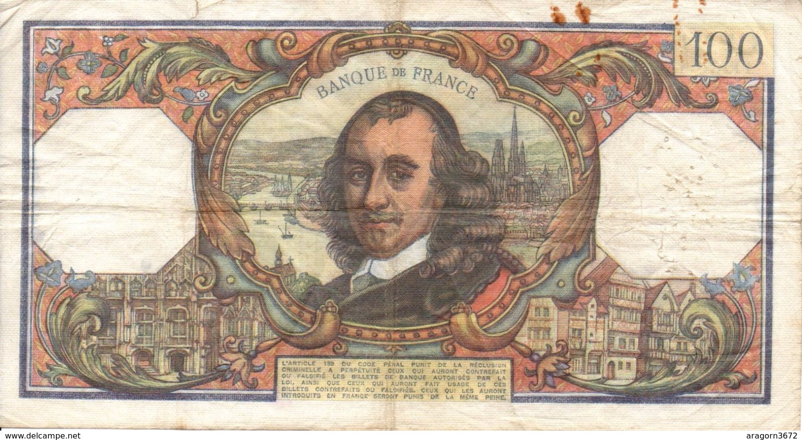 France - 100Fr Corneille 1976-02-01 - 100 F 1964-1979 ''Corneille''