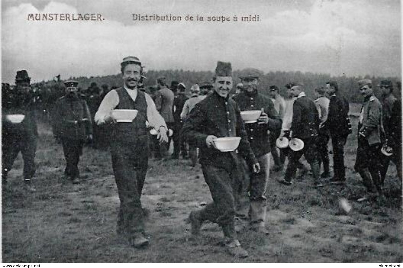 CPA Allemagne Germany Militaires Militaria MUNSTERLAGER Camp De Prisonniers Belgique France Angleterre - Sonstige & Ohne Zuordnung