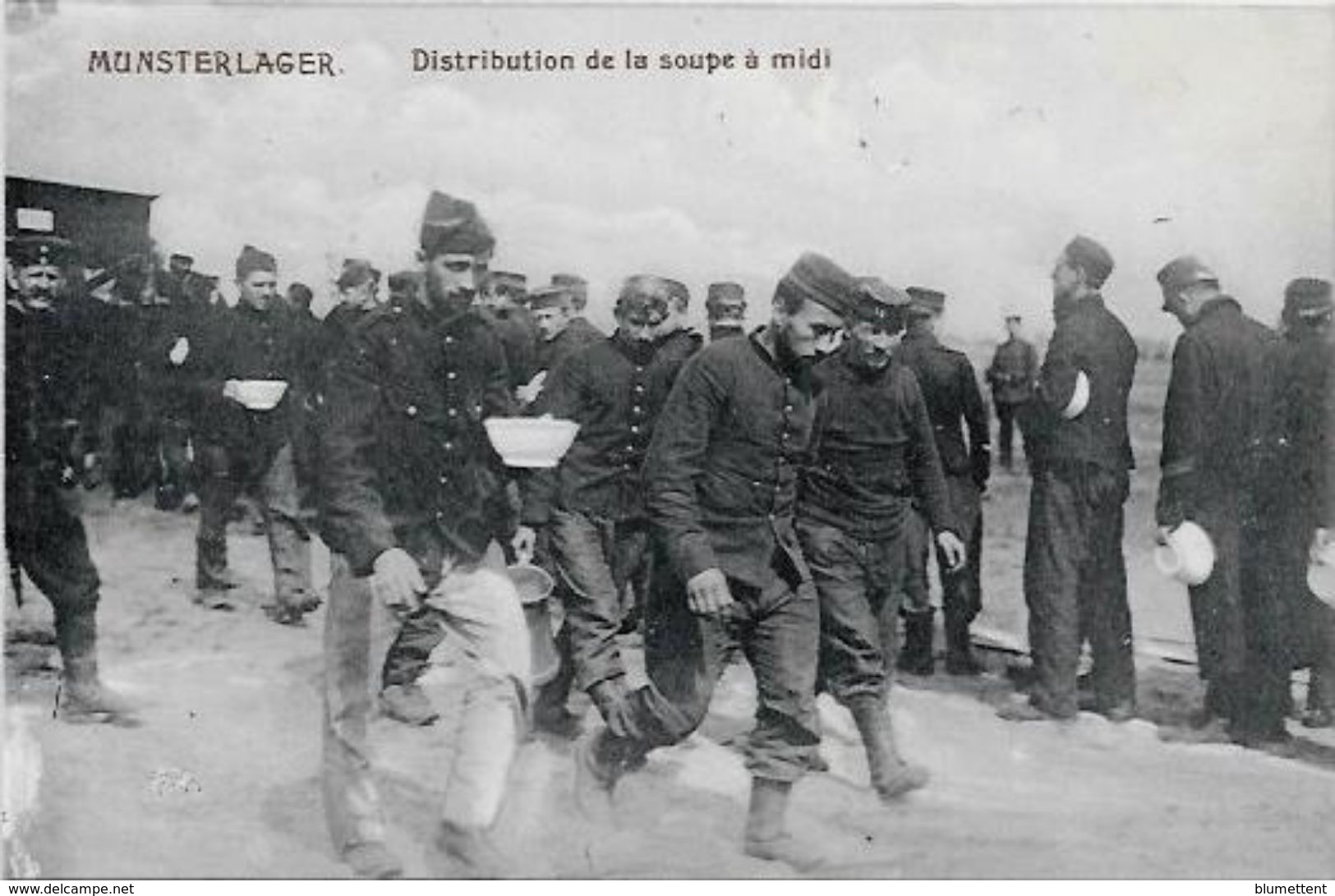 CPA Allemagne Germany Militaires Militaria MUNSTERLAGER Camp De Prisonniers Belgique France Angleterre - Sonstige & Ohne Zuordnung