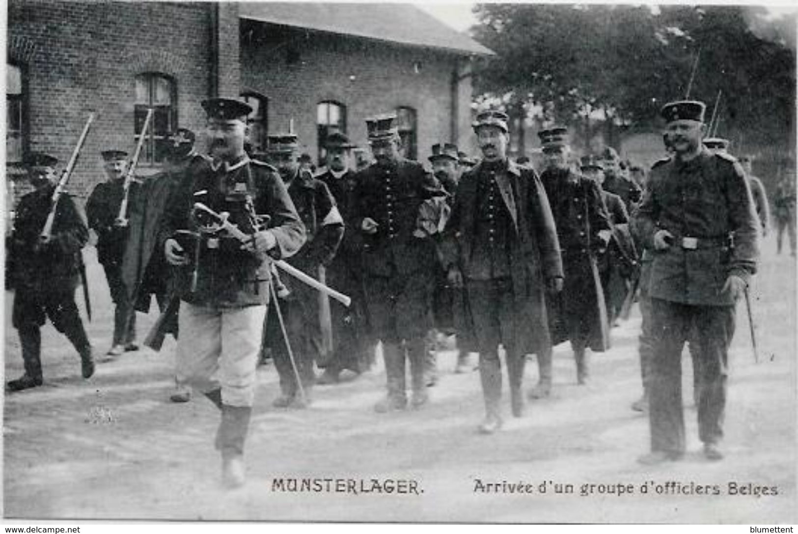 CPA Allemagne Germany Militaires Militaria MUNSTERLAGER Camp De Prisonniers Belgique France Angleterre - Sonstige & Ohne Zuordnung