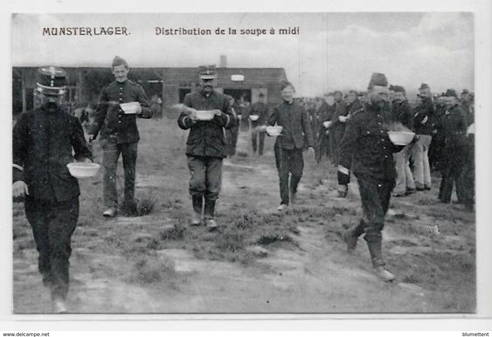 CPA Allemagne Germany Militaires Militaria MUNSTERLAGER Camp De Prisonniers Belgique France Angleterre - Sonstige & Ohne Zuordnung