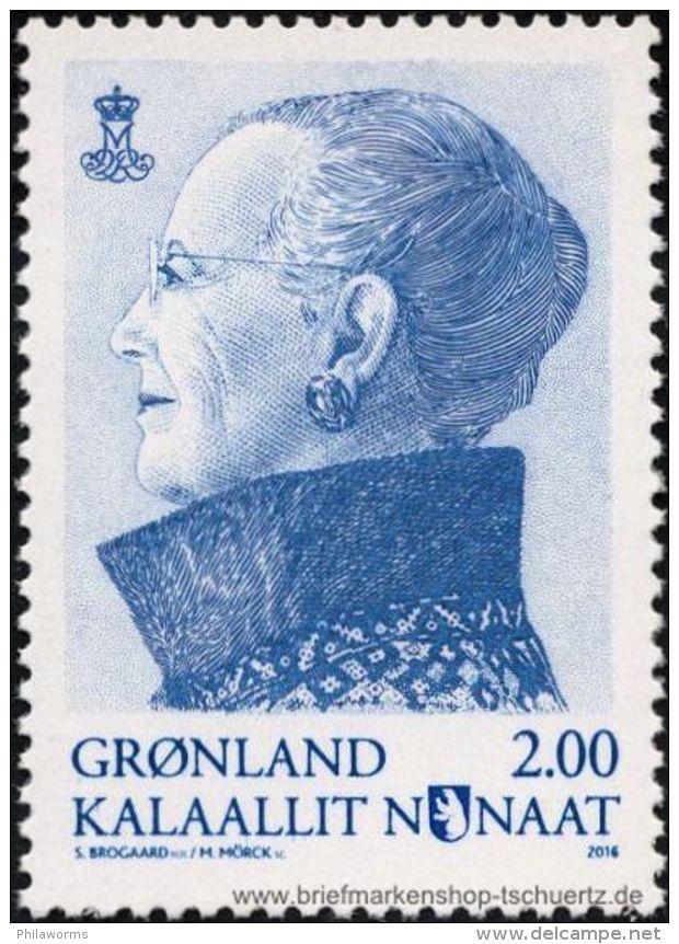 Grönland 2016, Mi. 731-32 ** - Nuevos