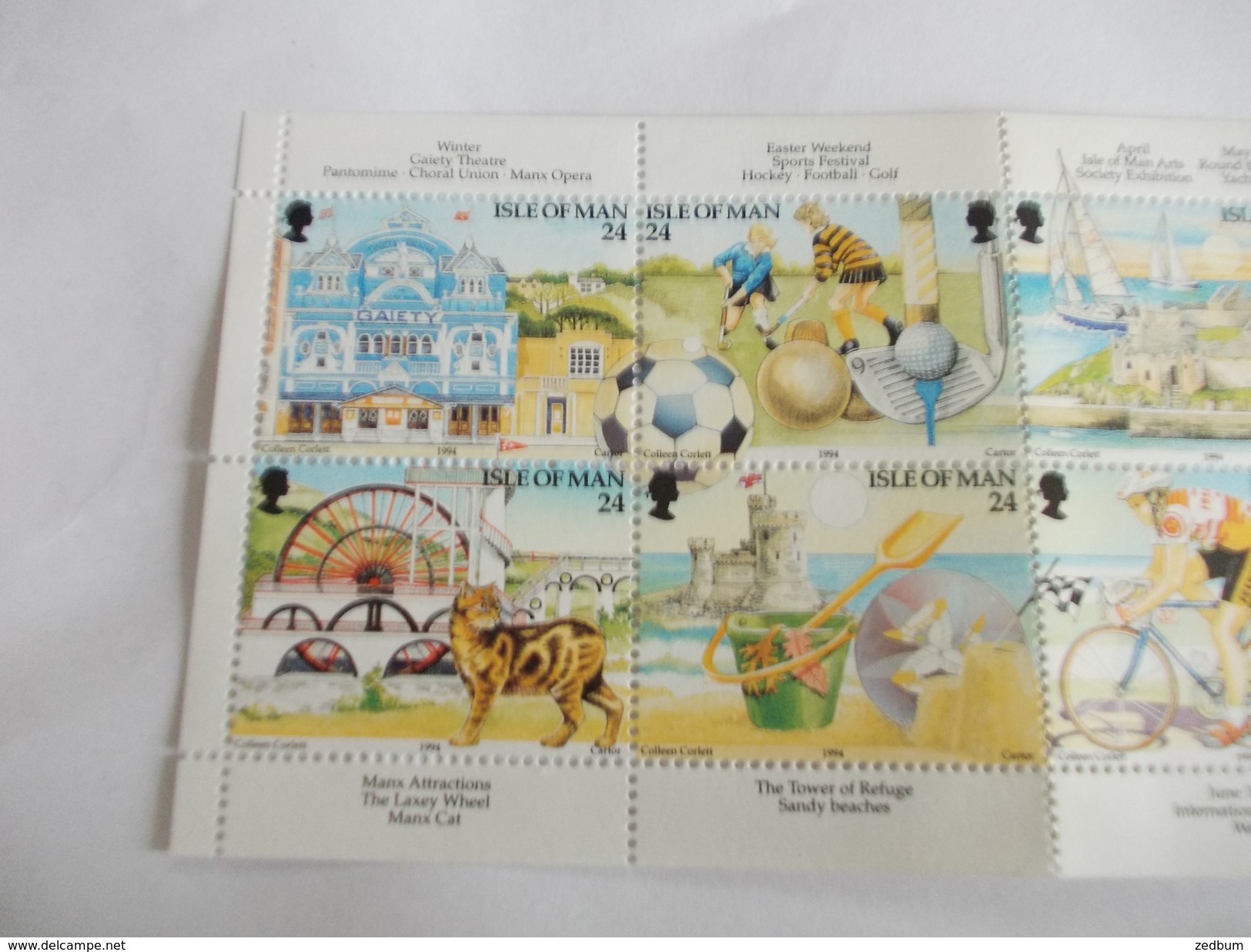 TIMBRE Isle Of Man 1994 N° 613 # 622 - Man (Eiland)