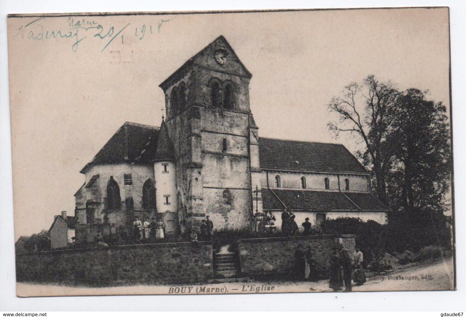 BOUY (51) - L'EGLISE - Autres & Non Classés