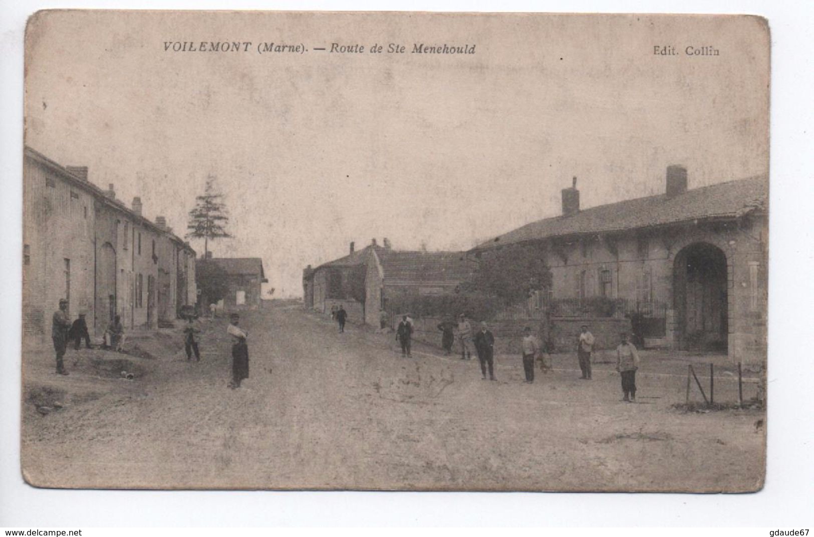 VOILEMONT (51) - ROUTE DE SAINTE MENEHOULD - Autres & Non Classés