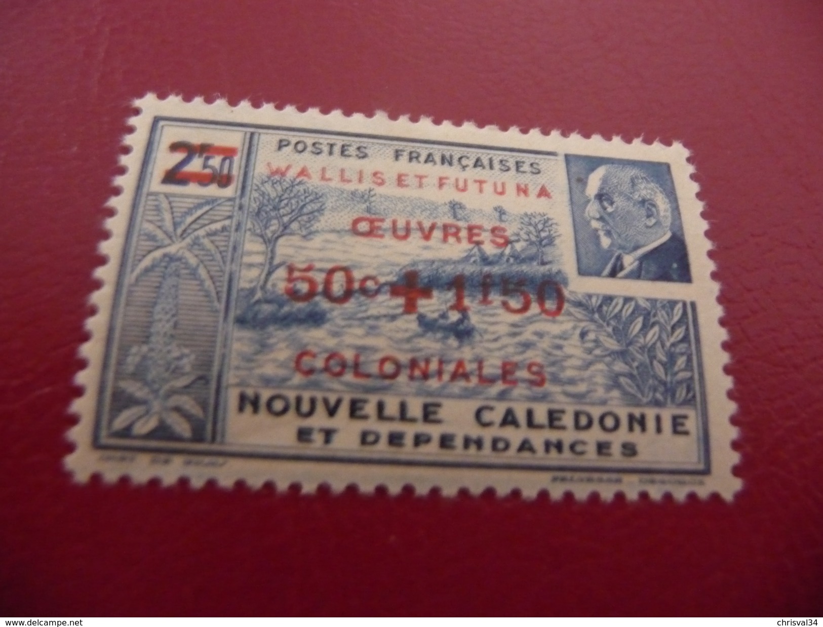 TIMBRE  WALLIS-ET-FUTUNA   N  131     COTE  2,00  EUROS  NEUF  TRACE  CHARNIERE - Unused Stamps