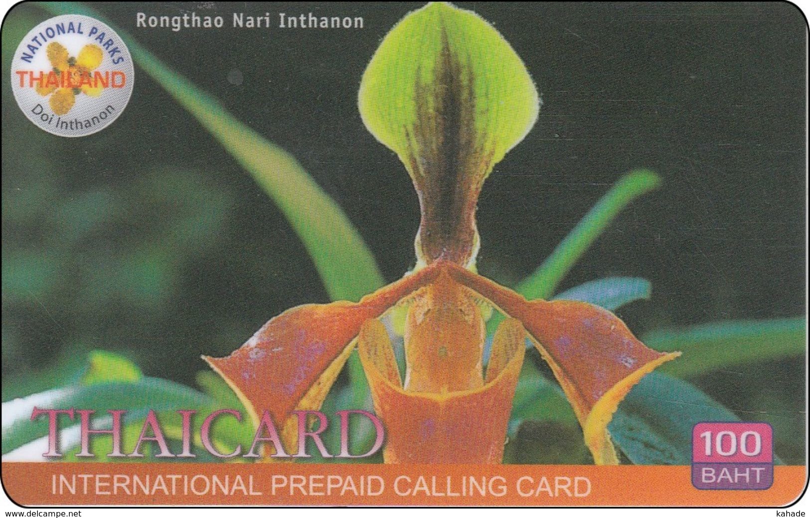 Thailand Phonecard Thaicard Kat. 4619  Orchidee Orchid - Thaïlande