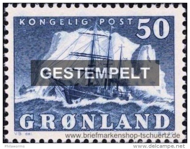 Grönland 1950, Mi. 34 O - Usados