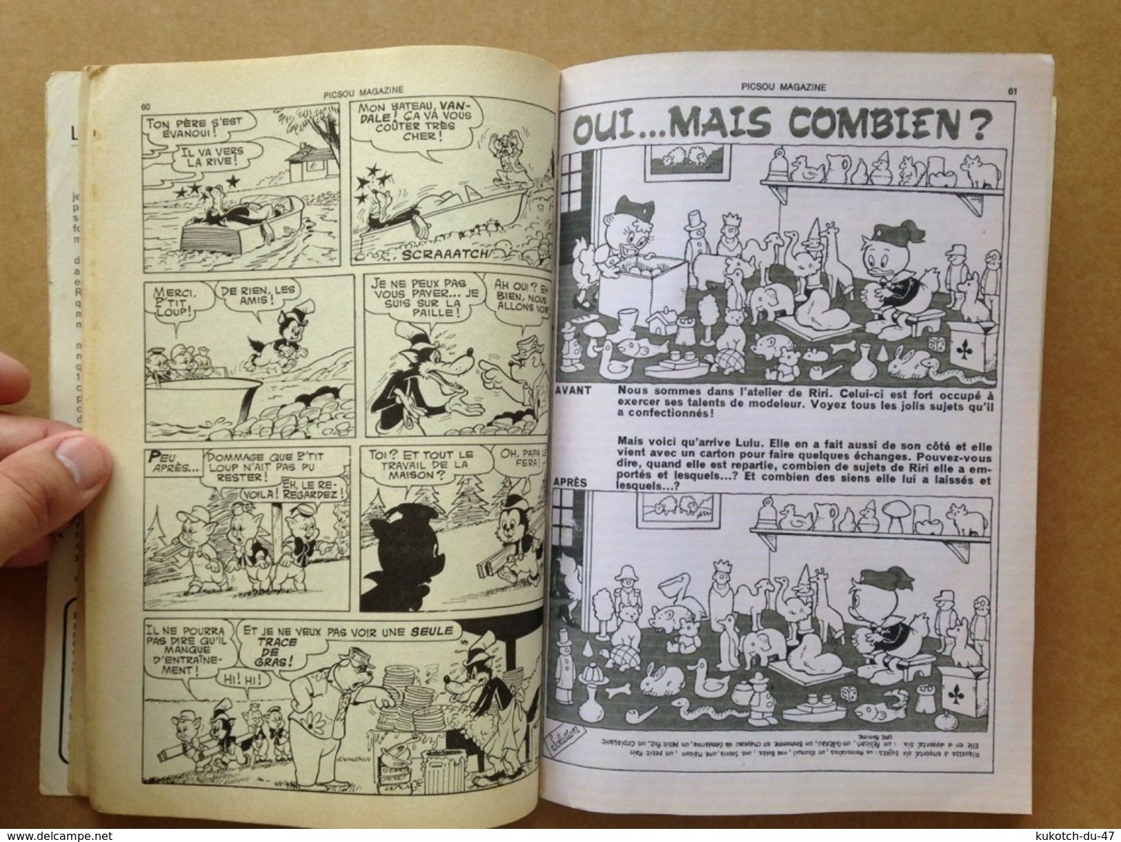 Disney - Picsou Magazine - Année 1976 - N°58 (avec Grand Défaut D'usure) - Picsou Magazine