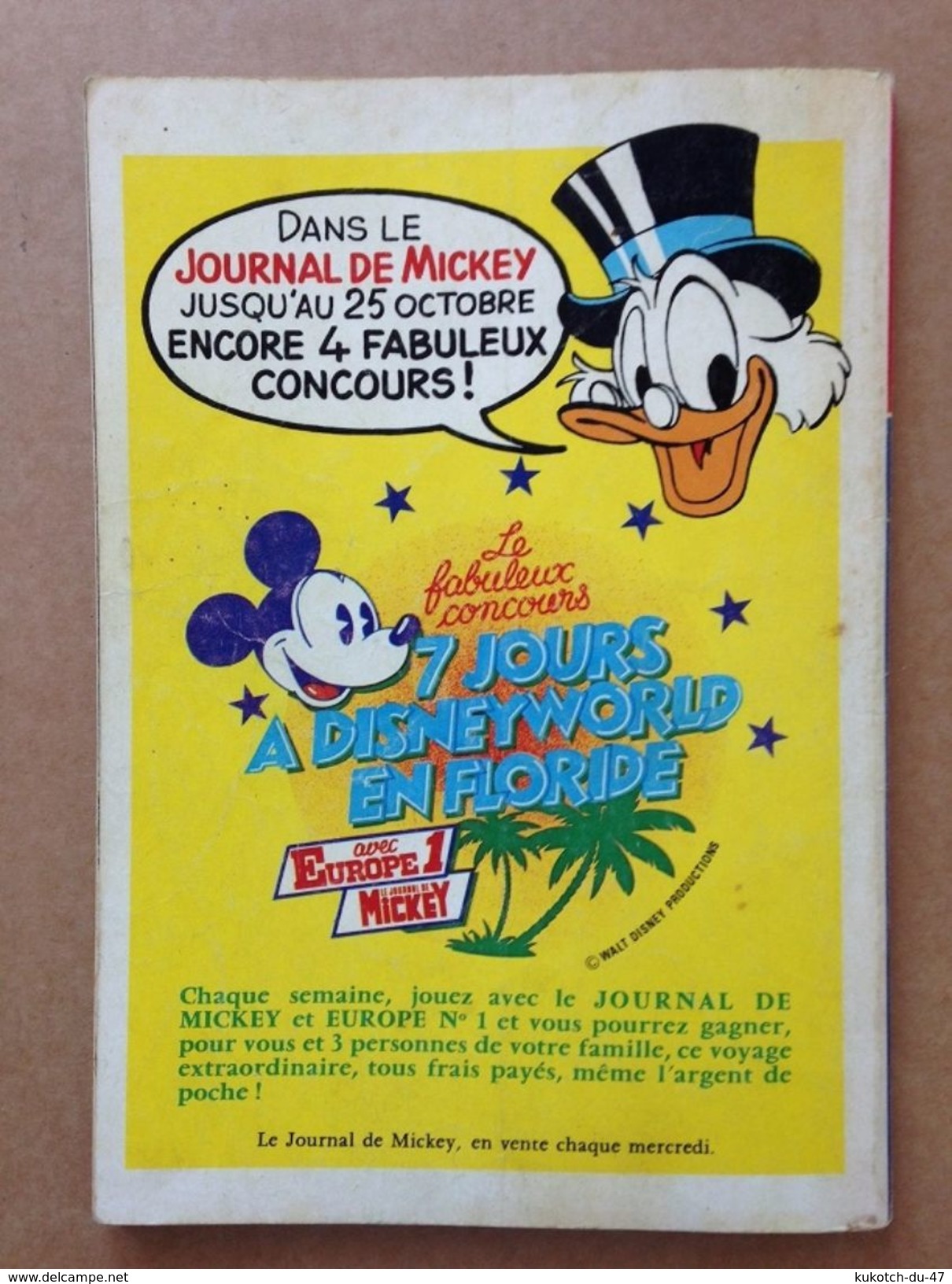 Disney - Picsou Magazine - Année 1977 - N°68 (avec grand défaut d'usure)