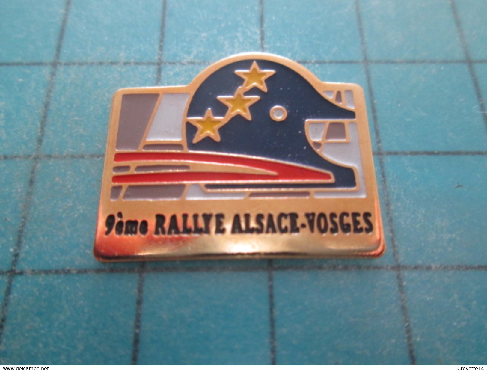 Pin115d Pin´s Pins / Beau Et Rare / AUTOMOBILES : 9e RALLYE ALSACE VOSGES - Rallye