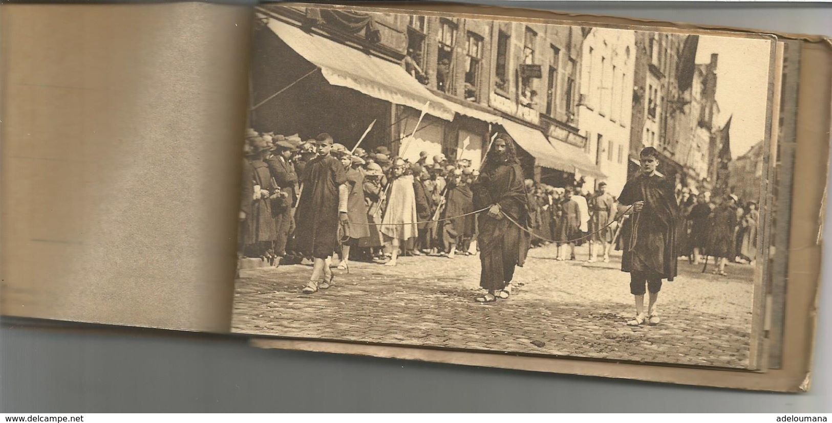 BRUGES  -  PROCESSION DU SAINT SANG  -  24 CARTES SEPAREES DE FEUILLES DE SOIE - CARNET COMPLET - Autres & Non Classés