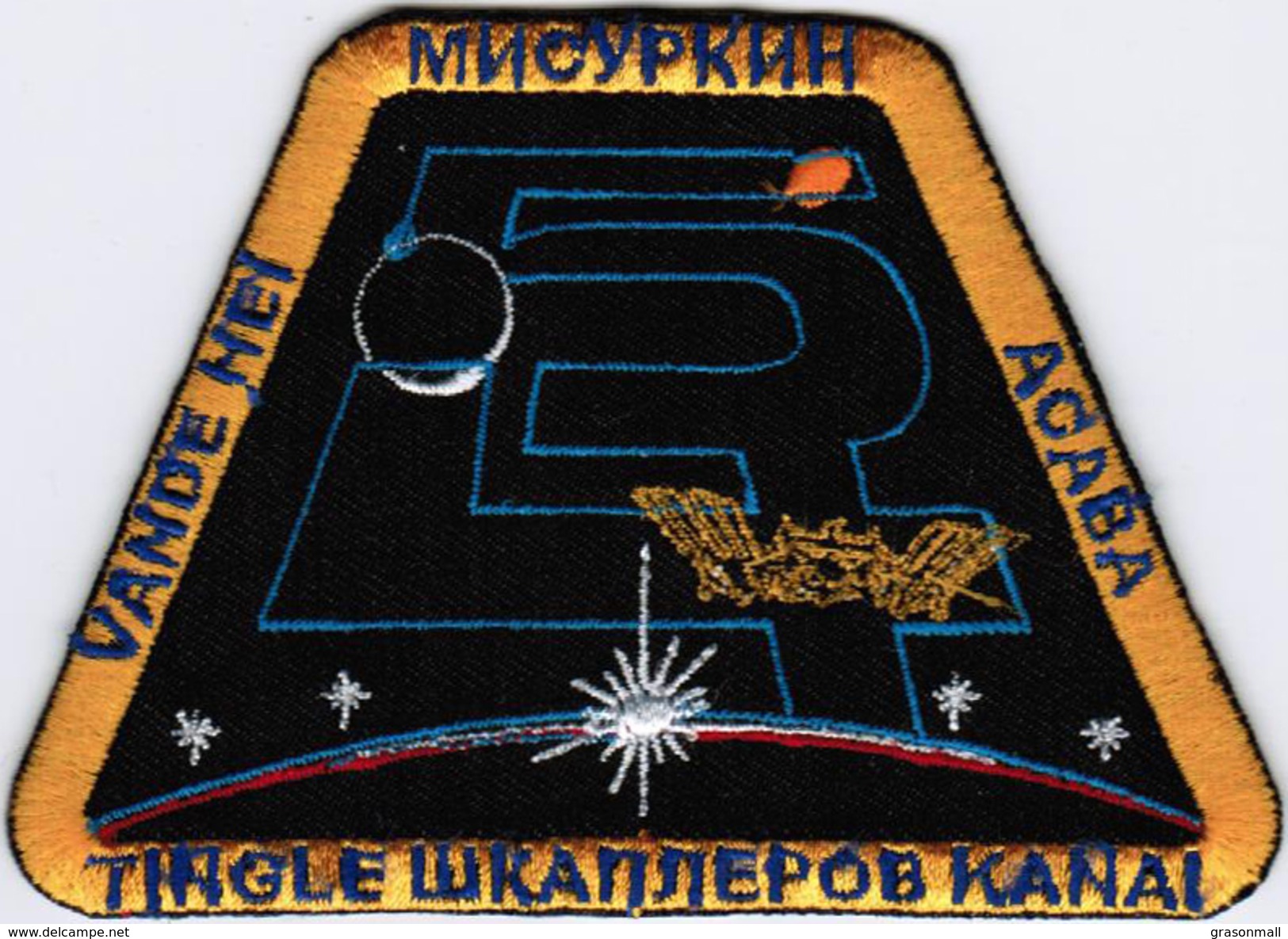 ISS Expedition 54 International Space Station Badge Iron On Embroidered Patch - Patches