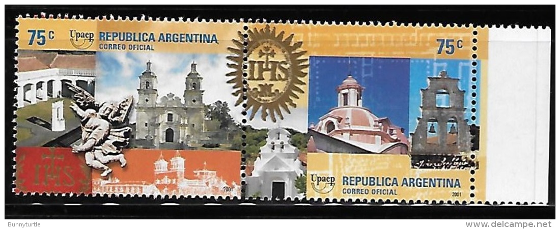 Argentina 2001 America Issue UNESCO World Heritage Pair MNH - Unused Stamps