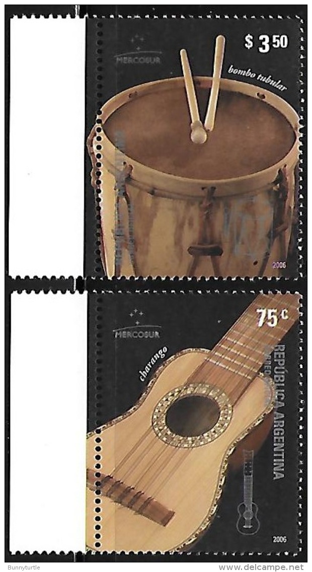 Argentina 2006 Musicial Instruments MNH - Unused Stamps